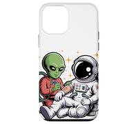 Tatuaje de Astronauta alienígena, Genial y Divertido Artista de Tatuajes espaciales de Galaxias Carcasa para iPhone 12 Mini