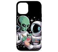 Tatuaje de astronauta alienígena, genial y divertido artista de tatuajes espaciales de galaxias Carcasa para iPhone 12/12 Pro