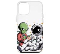 Tatuaje de Astronauta alienígena, Genial y Divertido Artista de Tatuajes espaciales de Galaxias Carcasa para iPhone 12/12 Pro