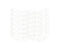 Tatuaje De Cara De - 15,6x5,0 Cm | Faciales De Larga Duración | Parche De Motas Impermeables Para Maquillaje, Decoración Cosmética, Halloween, Fiesta, Cosplay, Niños Y Adultos, Arte Tempor