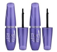 Tatuaje de cejas Peel Off, paquete de 2 gel para cejas con tatuaje, resistente al agua y a prueba de manchas durante 3 días, aplicación fácil en casa para una apariencia natural más completa, marr..