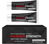 Tatuaje de gel de crema en numeramiento, hasta 6 horas de fuerza adicional para tatuajes, cuidados de cuidado nutritivos para la articulación de gel relajante hidrata y alivia para la piel seca