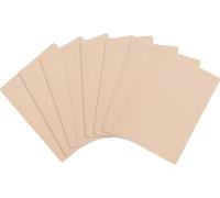 Tatuaje de piel sintética de 8 piezas, piel sintetica tatuaje, piel falsa de doble cara, piel sintética, tatuaje, piel de tatuaje, 19 x 14,3 cm, entrenamiento de piel para suministros de tatuaje