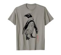 Tatuaje de Pingüino Japonés I Flores de Cerezo de Dragón Koi Camiseta