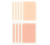 Tatuaje de tatuaje de 8pcs, parche de cubierta de ultra delgada invisible impermeable, maquillaje de esquina de 3.5x5.9 para cicatriz y marcas de nacimiento, estilo 1, parche