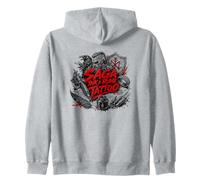 Tatuaje De Tinta Y Runa Saga Viking Norse Raven Sudadera con Capucha