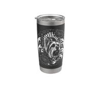 Tatuaje de Yorkshire Terrier Japan Irezumi Vaso térmico de acero inoxidable de doble pared