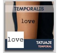 Tatuaje ESCRITURA - Temporalis® | Tatuajes temporales adultos - Cosmético certificado por la UE, vegano y resistente al agua - Dura 1 a 2 semanas [ Tattoo love ]