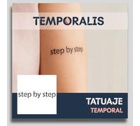 Tatuaje FRASE - Temporalis® | Tatuajes temporales adultos - Cosmético certificado por la UE, vegano y resistente al agua - Dura 1 a 2 semanas [ Tattoo step by step ]