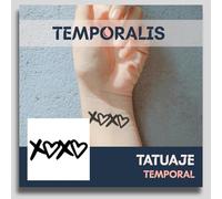 Tatuaje FRASE - Temporalis® | Tatuajes temporales adultos - Cosmético certificado por la UE, vegano y resistente al agua - Dura 1 a 2 semanas [ Tattoo XOXO ]