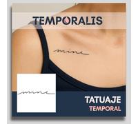 Tatuaje FRASE - Temporalis® | Tatuajes temporales adultos, vegano y resistente al agua - Cosmético certificado por la UE - Dura 1 a 2 semanas [ Tattoo Mine ]