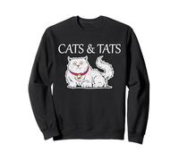Tatuaje Gatos Amantes Gatos Y Tatuajes Estilo Tinta Mascota Humor Sudadera
