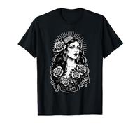 Tatuaje Gitano Cool Lady Tatuajes clásicos Americanos Vintage Camiseta