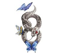 Tatuaje impermeable pegatina águila pluma pájaro animales pierna espalda brazo tatuaje falso for hombres mujeres 160 * 90mm(009)