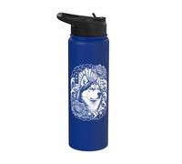 Tatuaje japonés de Husky Irezumi Stainless Steel Insulated Water Bottle