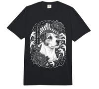 Tatuaje japonés de Irezumi de Jack Russell Terrier Comfort Colors Adult Heavyweight T-Shirt