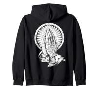 Tatuaje Manos Rezando x Manos Rezando Tattoo Flash Sudadera con Capucha