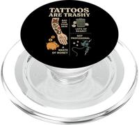 Tatuaje Meme Humor Iconos Basura Tatto Parodia Amantes del Tatuaje PopSockets PopGrip para MagSafe