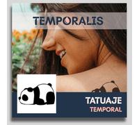 Tatuaje PANDA - Temporalis® | Tatuajes temporales adultos - Cosmético certificado por la UE, vegano y resistente al agua - Dura 1 a 2 semanas [ Tattoo Panda dormido ]