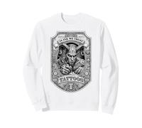 Tatuaje Tatuaje Diablo Tatuador Billete Dinero Divertido Satán Sudadera