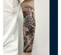 Tatuaje Temporal De Hierbas, Tatuaje Falso, Resistente Al Agua, De Larga Duración, Para Hombre, Semipermanente, Con Flores, No Reflectante, Con Una Duración De Dos Semanas.