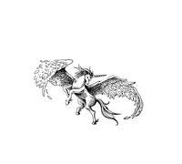 Tatuaje Temporal De Unicornio De Caballo Volador, Tótem De Alas De Larga Duración, Resistente Al Agua