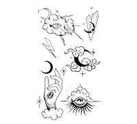 Tatuaje temporal impermeable tatuaje tatuajes falsos para hombres y mujeres (004)