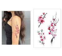 Tatuaje temporal japonés flor de cerezo tatuaje flores tatuaje Japón tatuaje falso HB744X