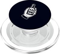 Tatuaje Tradicional Botella Calavera Mano sosteniendo Veneno gráfico PopSockets PopGrip para MagSafe