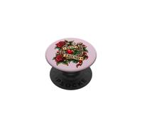Tatuaje Vintage del trébol del corazón || Herradura de la Suerte del Mejor Amigo PopSockets PopGrip Adhesivo