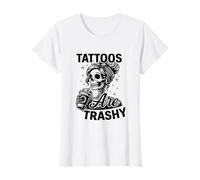 Tatuajes Are Trashy So Is Your Mom Funny Tattooed Mamá Vintage Camiseta