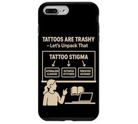 Tatuajes basura Estigma Parodia Social Meme Tatuaje Sátira Humor Carcasa para iPhone 7 Plus/8 Plus