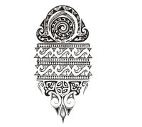 Tatuajes de tótem grandes for hombres y mujeres, pegatinas de tatuajes falsos con espinas de dragón, tatuajes impermeables for el cuerpo del brazo (9 * 19cm)(001)