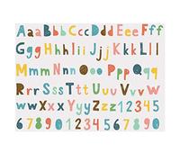 tatuajes falsos, Tatuajes Temporales, 1 Hoja Colorida Linda Alfabeto Pegatinas de Tatuaje Temporal Letras en Inglés Tatuaje Falso Kit de Tatuaje de Nombre DIY