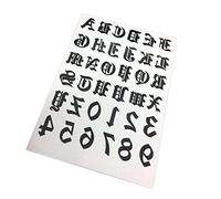 tatuajes falsos, Tatuajes temporales, 3 hojas de pegatinas de tatuajes temporales del alfabeto, kit de tatuaje con nombre, fuente artística, letras inglesas DIY, tatuaje falso