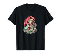 Tatuajes góticos de metal oscuro con diseño de sirenas, para chica, regalo divertido Camiseta