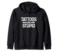 Tatuajes Son Estúpidos Divertidos Vintage Tatuaje Artista Sudadera con Capucha