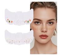 Tatuajes Temporales, 20 Piezas Pegatinas de Cara, Glitter Maquillaje, Pecas Maquillaje, Pegatinas Cara Brillantes para Fiestas y Festivales, Apto para Mujeres y Adolescentes (B)