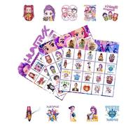 Tatuajes Temporales Kpop para Niños - Pegatinas resistentes al agua e hipoalergénicas para niñas y niños