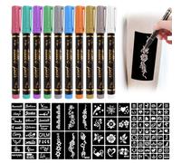 Tatuajes Temporales Niños, 10 Colores Tatuajes Temporales Adultos Con 96 Plantillas. Aptos Para Niños y Adultos, Lavables, Para Pintura Facial, Creación Artística y Maquillaje Para Fiestas