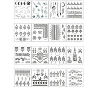 Tatuajes Temporales Resistentes Al Agua, Pegatinas Personalizadas Con Letras Y Símbolos, Pegatinas Para Dedos, Pegatinas Para El Dorso De La Mano 75 * 80mm A155