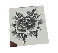 tatuajes temporales, Tatuajes Temporales, 3 Hojas de Pegatinas Tatuaje Temporal Rosa Negra, Cicatriz en la Espalda Mano, Que Cubre Falsos Estilo gótico Punk