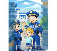 Tatütata! Mein großes Polizei-Malbuch für Kinder: 24 spannende Ausmalbilder mit Polizei, Polizeiauto, Hubschrauber, Motorrad und Polizeihund - Malspaß für Kinder ab 4 Jahren