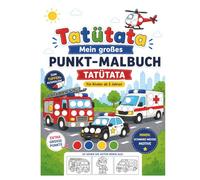 Tatütata! Mein großes Punkt-Malbuch: 20 starke Einsatzfahrzeuge für kleine Entdecker - Malbuch für Kinder ab 3 Jahren - Ideal für Dot-Marker (Tupf-Stifte)