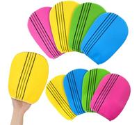 Tatuo 8 manoplas exfoliantes coreanas coreanas, guantes exfoliantes asiáticos de 5.12 x 6.69 pulgadas, coloridos paños coreanos para una limpieza suave de la piel, reduciendo la suciedad y la grasa