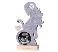 Tatuo Regalos Embarazado Anuncia Tu Embarazo con un Marco de Fotos de Fieltro Regalos para Futuras Mamás Almacenamiento de Imágenes de Ultrasonido Estás a Punto de Convertirte en Abuelo/a