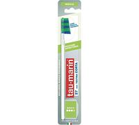TAU-MARIN Cepillo de dientes Professional 27, cerdas medianas, cabezal corto de 27 mm, protección antibacteriana, 100% fabricado en Italia