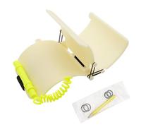 Tauch Schreibtafel - Handgelenk Leuchtend Im Dunkeln ABS Nylon 13,2x12,3cm | Schreibblock Unterwasser Bleistift 3 Seiten Frauen Männer Taucher | Schnorchler Apnoetaucher Sicherheit Kommunikation Wasse