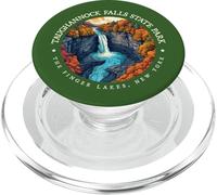 Taughannock Falls State Park Senderos de otoño Finger Lakes NY PopSockets PopGrip para MagSafe