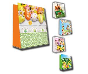 Taunus Grußkarten Verlag 10 bolsas de regalo tamaño grande, diseño de Pascua - 5 diseños 13-2311